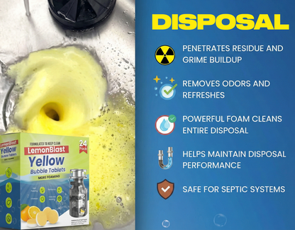 LemonBlast Yellow Bubble Tablets (24pc)