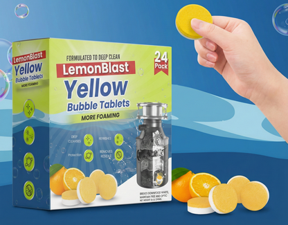LemonBlast Yellow Bubble Tablets (24pc)