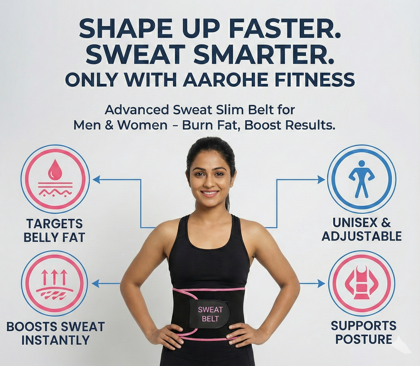 Adjustable Waist Trimmer Belt